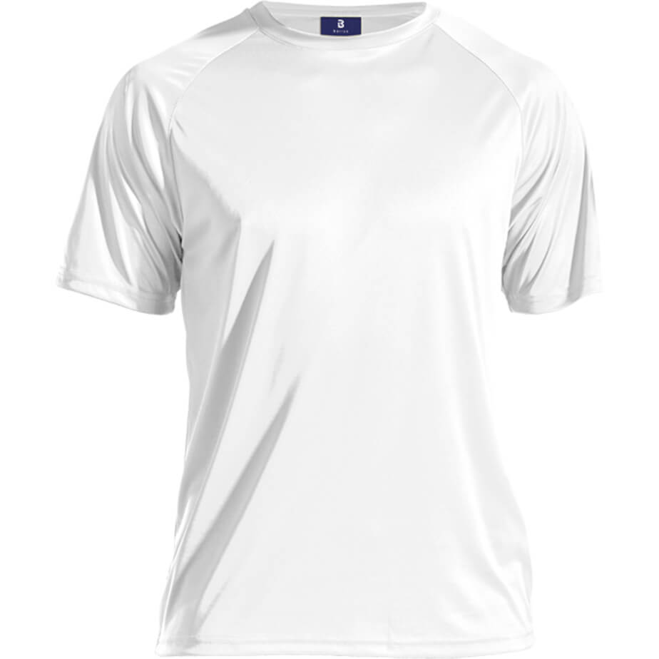 135g Barron Polyester T-Shirt White Front